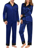 Couples Satin Pajama Set — Short Sleeve