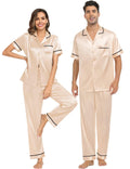Couples Satin Pajama Set — Long Sleeve