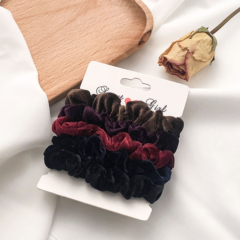 Colored Fabric Scrunchie