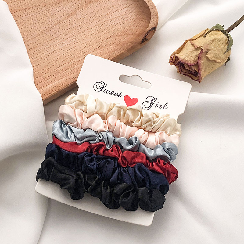 Colored Fabric Scrunchie