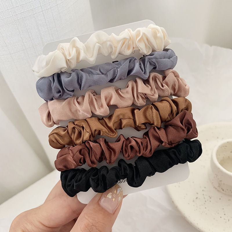 Colored Fabric Scrunchie